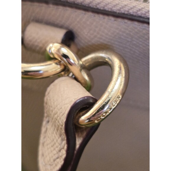 Coach F25395 Mini Brooke Carryall Satchel Crossgrain Leather Blush Pink - Picture 11 of 17